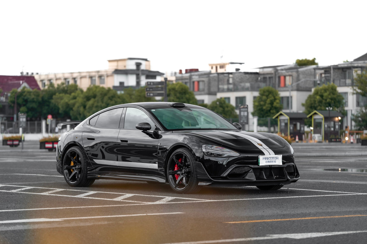 Xiaomi SU7 ULTRA fitted with Makstton FG MR6 wheels, installation view 2
