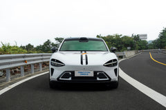 Xiaomi YU7 fitted with Makstton FF FK08 wheels, installation view 4