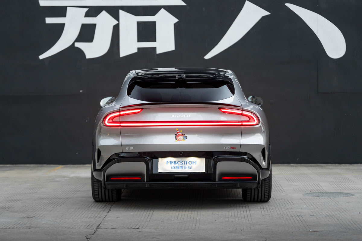 Xiaomi YU7 fitted with Makstton FG FK07R wheels, installation view 5