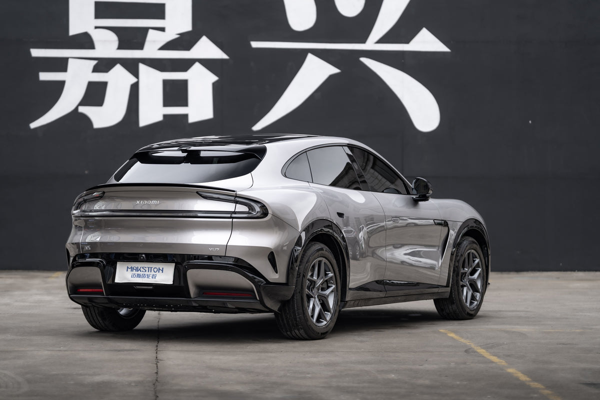 Xiaomi YU7 fitted with Makstton FG FK07RL wheels, installation view 3