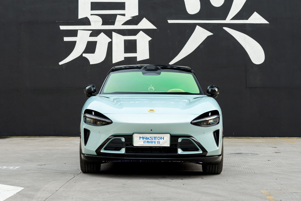 Xiaomi YU7 fitted with Makstton FG FK07RS wheels, installation view 4