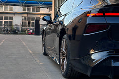 Xpeng P7 fitted with Makstton FF FK08 wheels, installation view 3