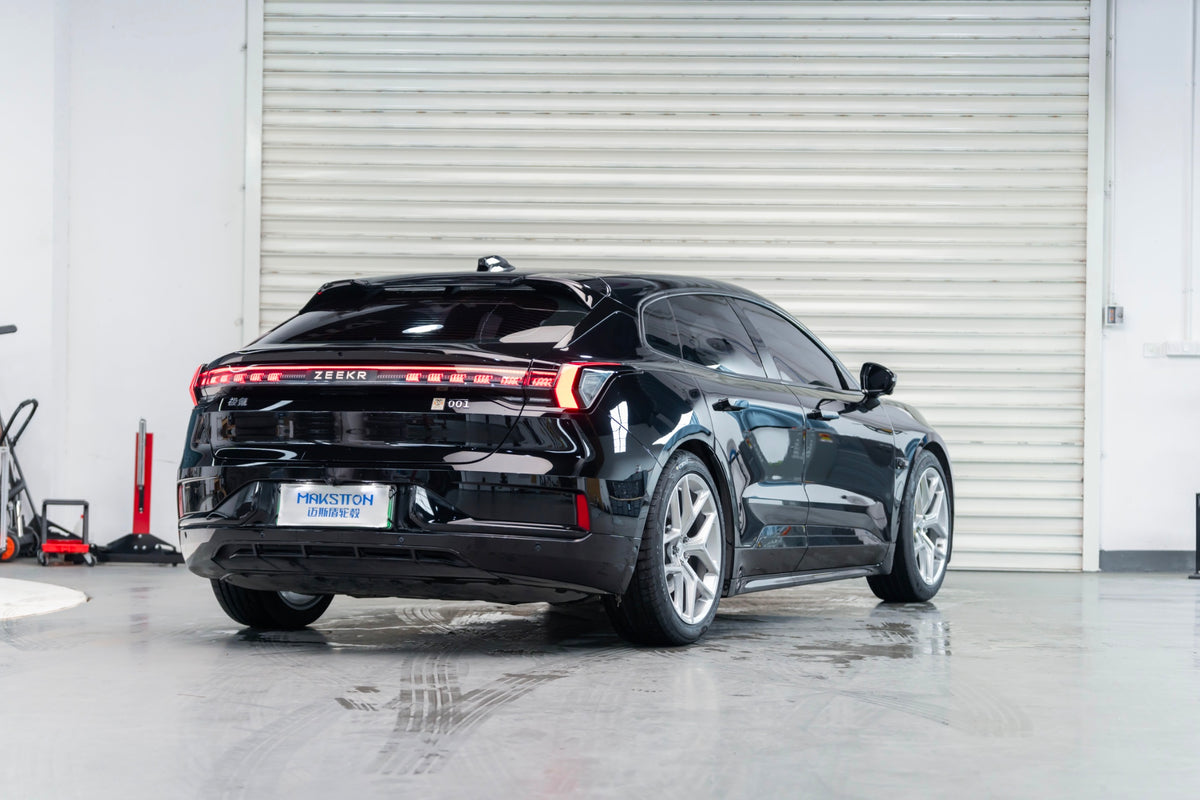 Zeekr 001 fitted with Makstton FG FK07RL wheels, installation view 4